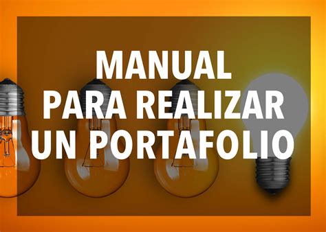 Manual Para Realizar Un Portafolio Paredro