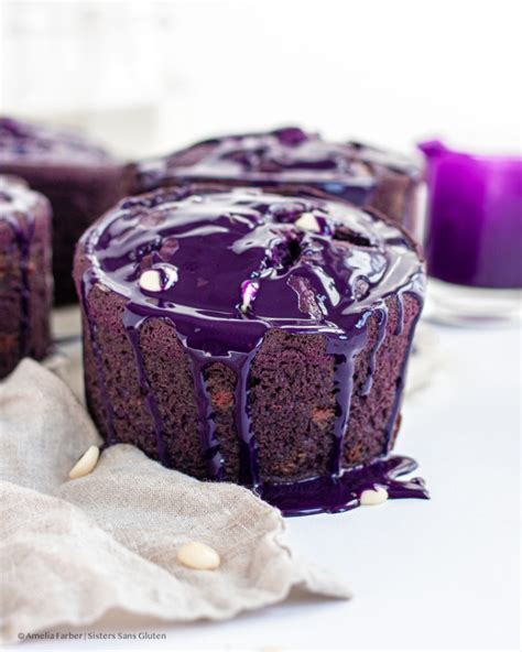 Giant Gluten Free Ube White Chocolate Muffins Sisters Sans Gluten