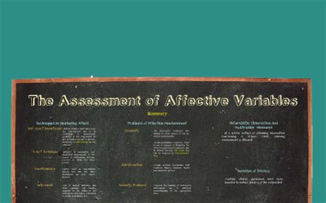 Assessment Of Affective Variables By Jay C Perez On Prezi