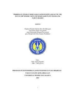 Perbedaan Tingkat Kebugaran Jasmani Siswa Kelas Vii Viii Dan Ix Smp