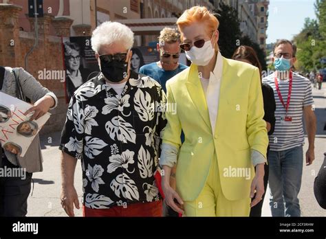 Pedro Almodovar Tilda Swinton 77th Venice Film Festival In Venice