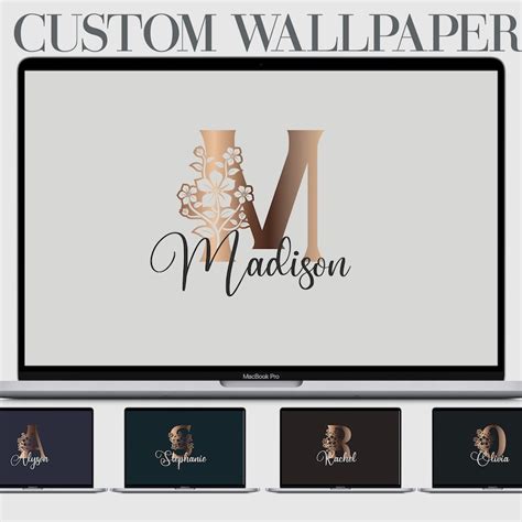 Custom Name Wallpaper Etsy