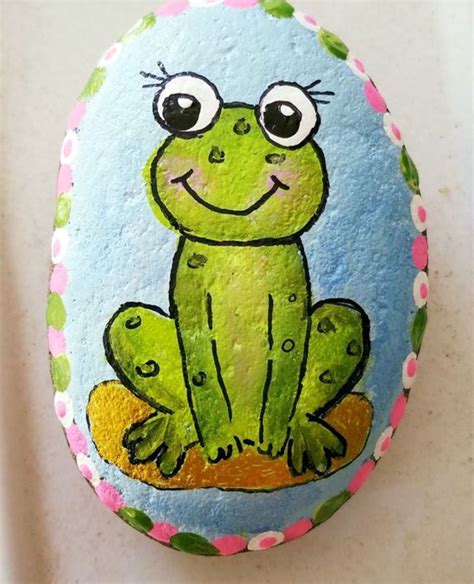 25 Best Painted Frog Rocks Ideas | Painted rock animals, Rock crafts ...