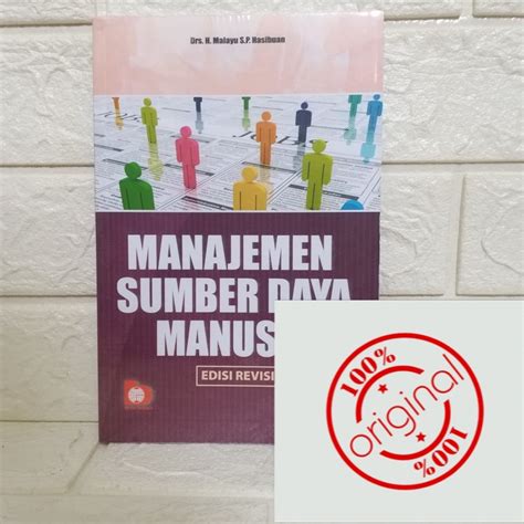 Jual MANAJEMEN SUMBER DAYA MANUSIA EDISI REVISI DRS H MALAYU S P