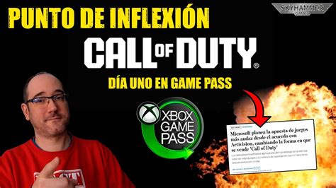 Oficial Xbox Sacudir El Mercado Metiendo Call Of Duty En Game Pass