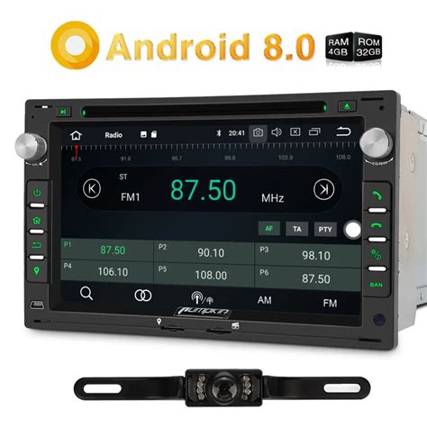 Pumpkin 2 Din 7 Android 8 0 Car Dvd Player Gps Qcta Core 4rb Ram 32gb Rom Car Stereo For Vw