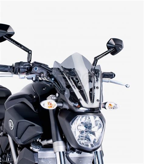 Yamaha Mt Puig Naked New Generation Sport Smoked Windshield H