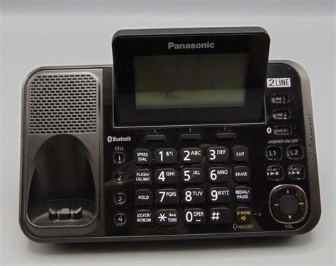 Panasonic Kx Tg Line Link Cell Bluetooth Cordless Telephone Set