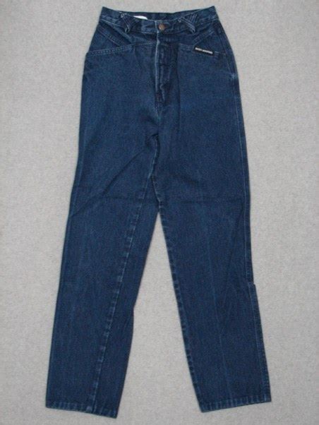 Kl19450 Vintage 1980s Rocky Mountain High Waist Cowgirl Womens Jeans