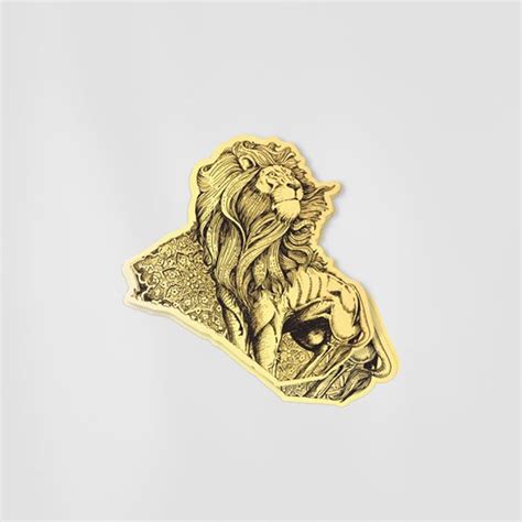 Iraq Lion Sticker ستيكر مسواگ