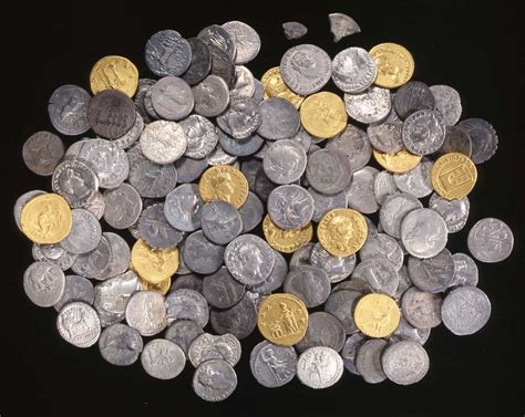 Hoard Of Roman Coins From Howe Norfolk 2003 T64 Trustees Of The