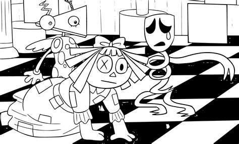 Desenho Para Colorir Circo Digital - 5