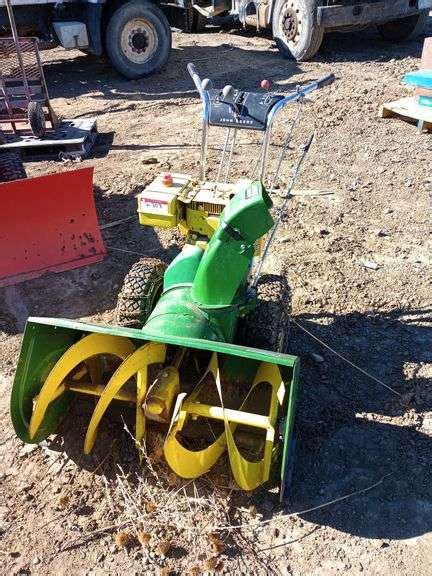 John Deere Walk Behind Snow Blower Trinidad CO J J Auctioneers LLC