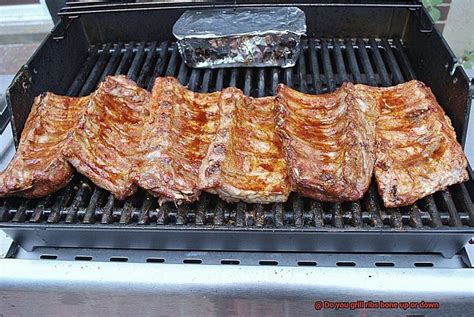 Do You Grill Ribs Bone Up Or Down Pastime Bar And Grill