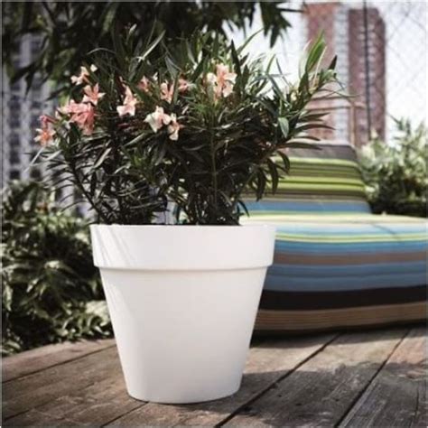 Pot Elho Loft Urban Ø40 H35 cm blanc Jardiland