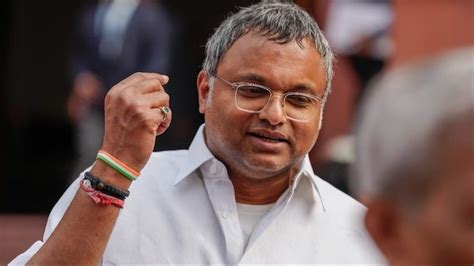 Congresss Karti Chidambaram In Trouble Over His ‘no One Modis Match