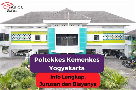Poltekkes Kemenkes Yogyakarta Info Jurusan Dan Biayanya