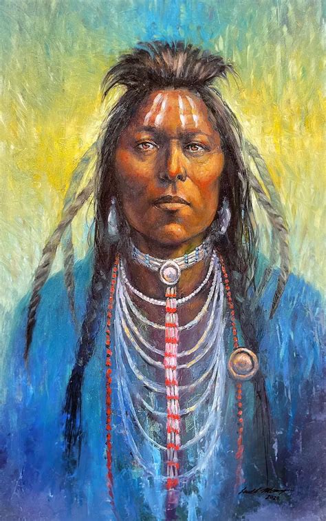 Native American Portrait Paintings Clearance | dakora.com.co