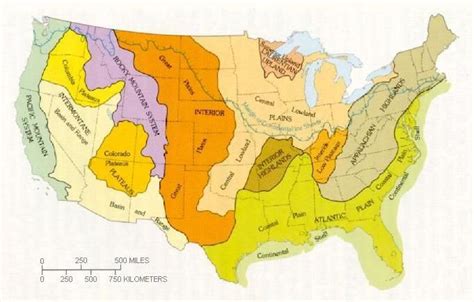 Geology, Map, Great plains