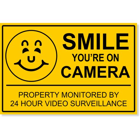 Surveillance Camera Sign