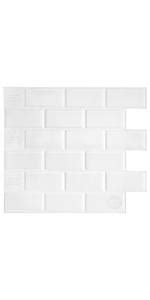 Smart Tiles Peel And Stick Backsplash Brik Toscana X Large 5 Sheets