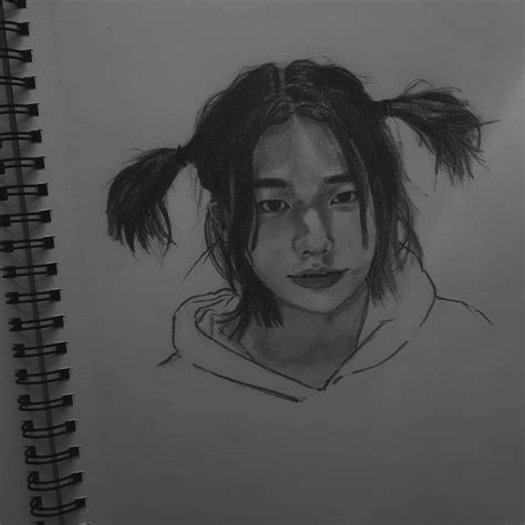 Easy Drawings Sketches Kpop Drawings Portrait Sketches Art Drawings