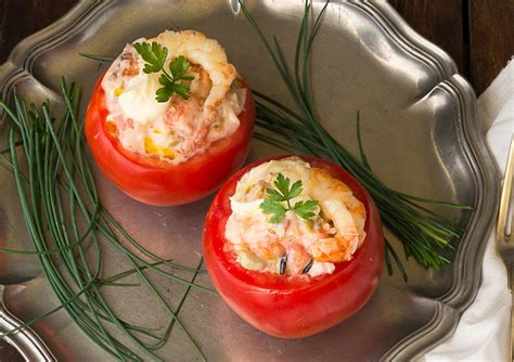 Tomates Rellenos De Arroz Y Langostinos Receta La Cocina De Frabisa