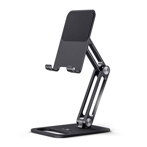 Qisuw Foldable Dual Shaft Tablet Stand Multi Angle Adjustable Aluminum