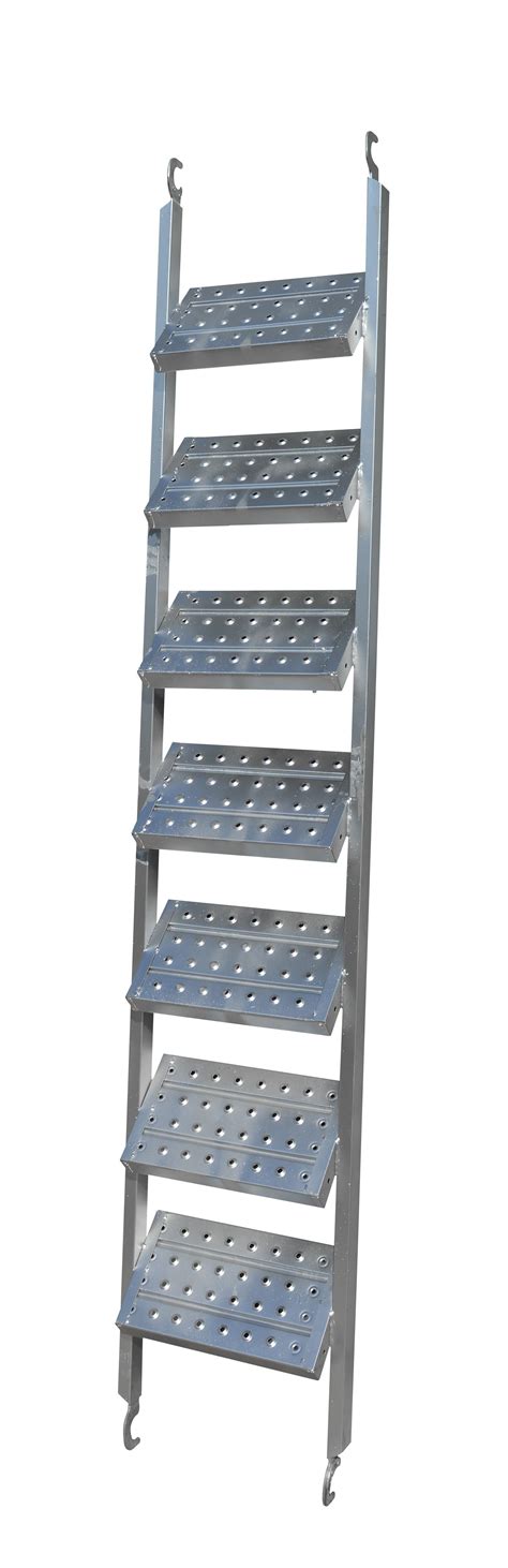 Galvanized Scaffolding Staircase Step Ladder Steel Monkey Ladder For