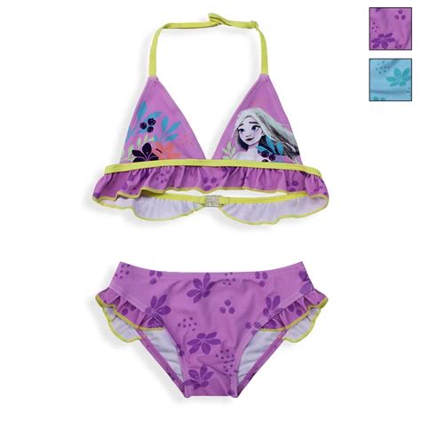 MAILLOT DE BAIN Bikini Fille Disney FROZEN ELSA 2 Pièces Avec Volants 6665 EUR 25 99 PicClick FR