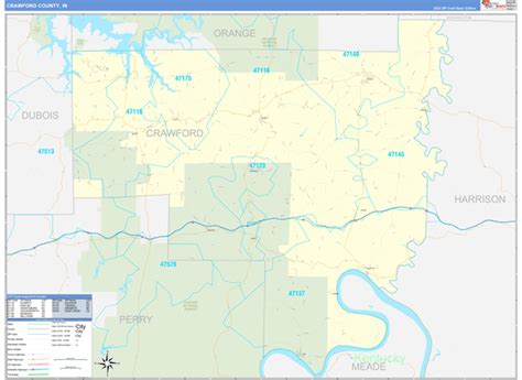 Maps Of Crawford County Indiana