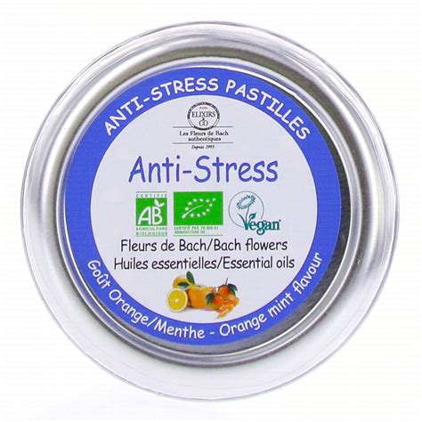 Elixirs Co Fleurs De Bach Authentiques Anti Stress Pastilles G