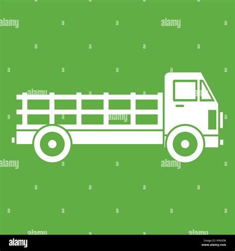 Truck Icon Green Stock Vector Image And Art Alamy