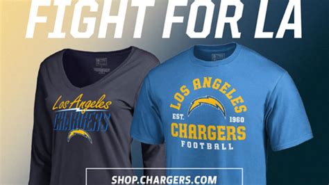 Shop New LA Chargers Gear