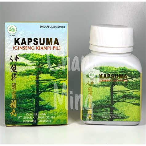 Jual Kapsuma Ginseng Kianpi Pil S Shopee Indonesia