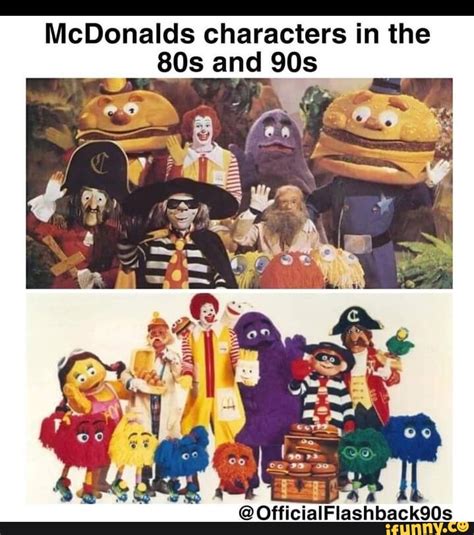 Mcdonalds Characters In The And Ifunny
