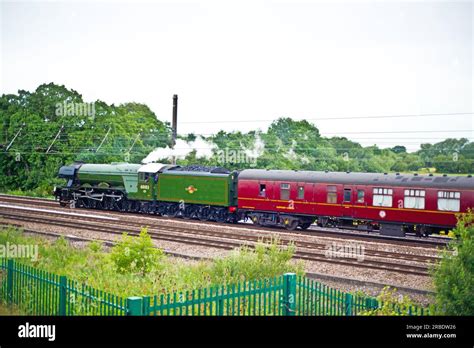 A Pacific No Flying Scotsman At Askam Bar York England Th