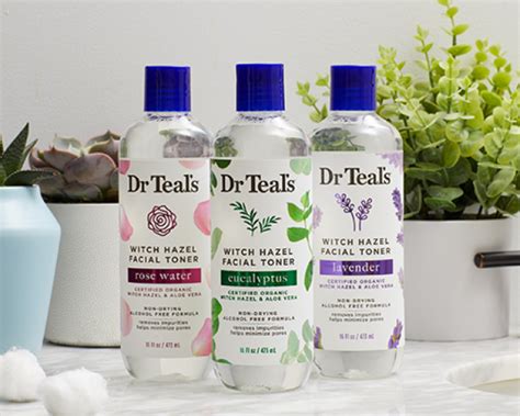 Dr Teals Facial Toners Soothe Skin With Witch Hazel Essential Oils