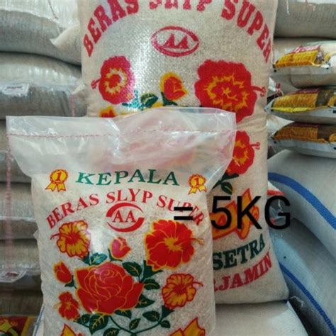 Jual Beras Medium Setra Ramos Cap Kembang Bunga 5 Kg MURAH Shopee