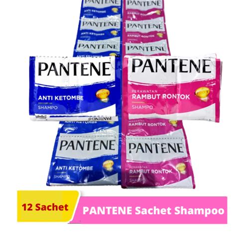 Pantene Shampoo Sachet Anti Ketombe Rambut Rontok Sachet Lazada