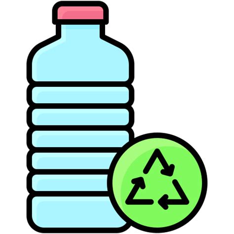 Recycle Bottle Generic Outline Color Icon