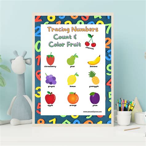 Printable Numbers Tracing Coloring Book Printable Numbers Tracing ...