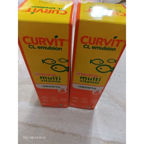 Jual Curvit Cl Emulsion Syrup Ml Shopee Indonesia