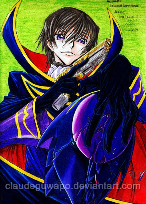Lelouch Lamperouge Zero Fan Art By Takuminakayama On Deviantart