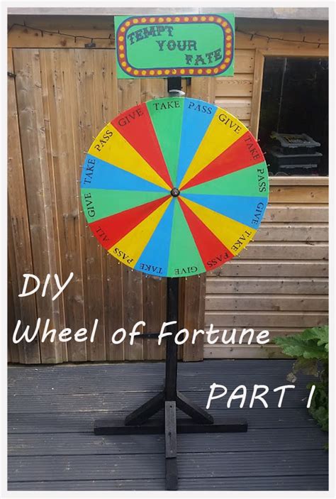 How to Make an Halloween Wheel of Fortune Drinking Game Prop PART I ...