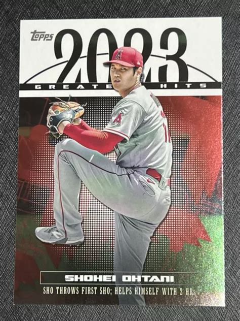 2024 TOPPS SERIES 1 SHOHEI OHTANI 2023 Greatest Hits 23GH 14 Los