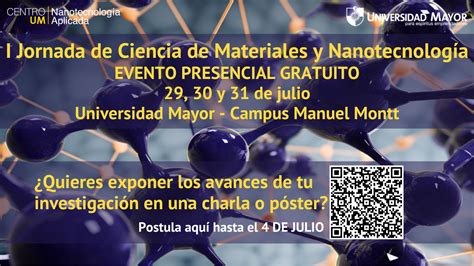 I Jornada De Ciencia De Materiales Y Nanotecnología Nanorevolución Todo Sobre Nanotecnología