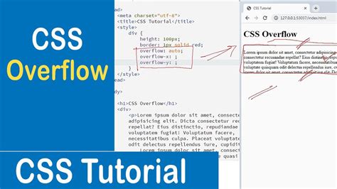 26 CSS Overflow Property Overflow X Overflow Y CSS Tutorial