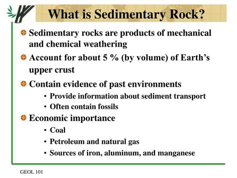 Ppt Chapter Sediments And Sedimentary Rocks Powerpoint Presentation