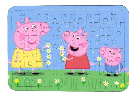 Rompecabezas Peppa Pig De Cart N Piezas